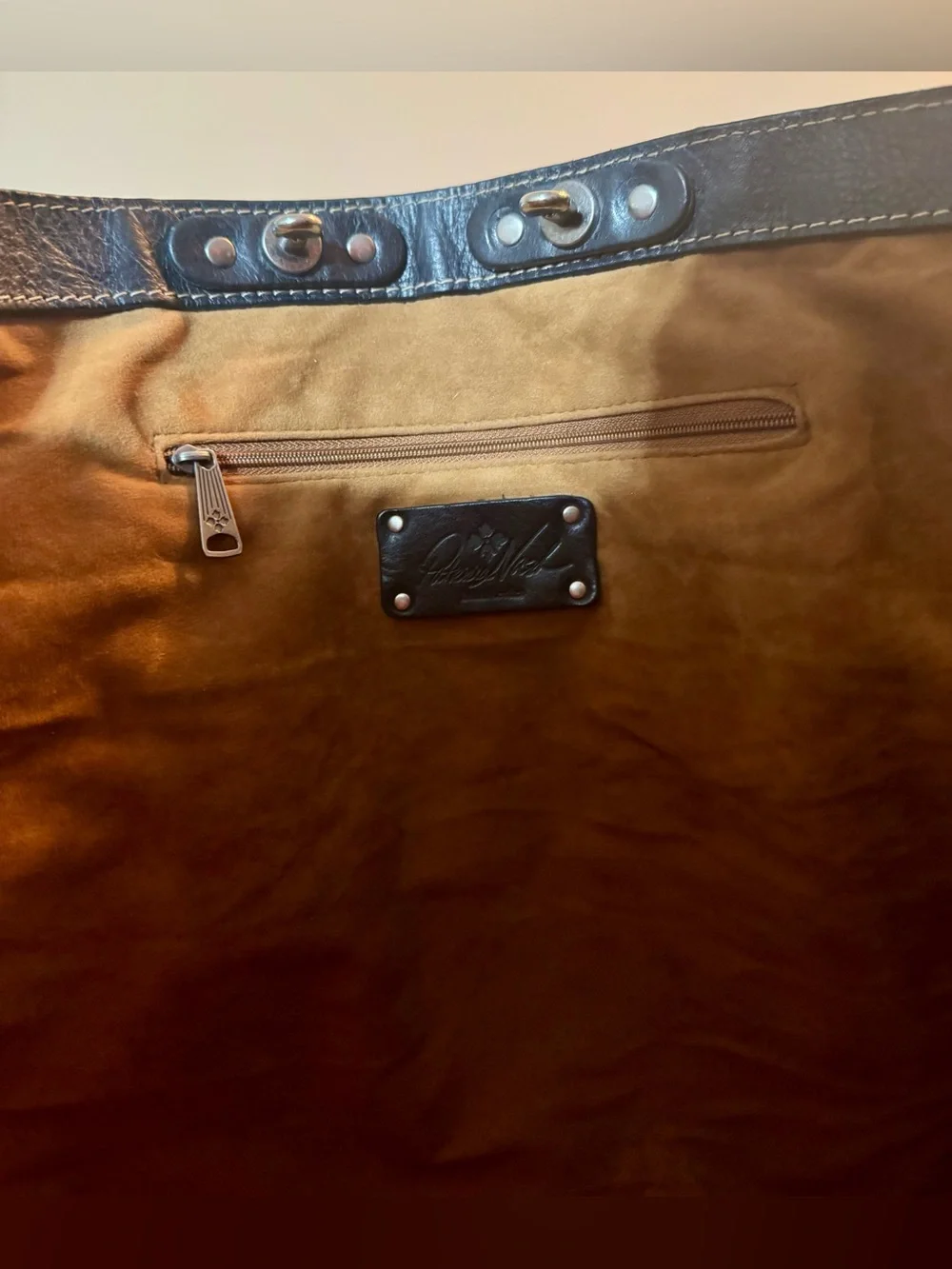 Patricia Nash Benvenuto Leather Tote | Rare Discontinued Distressed Cream